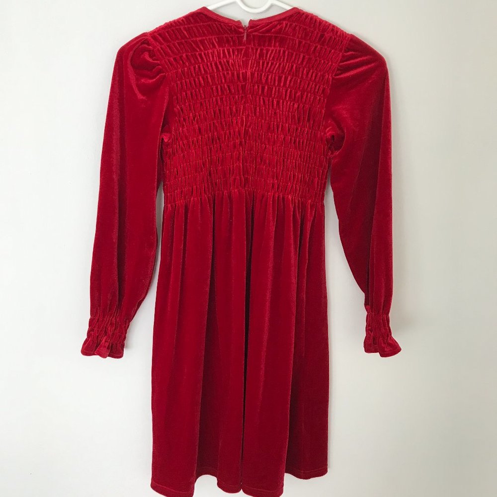 Children's Place Velvet Velour Long-Sleeve Dress Girl's Size 10